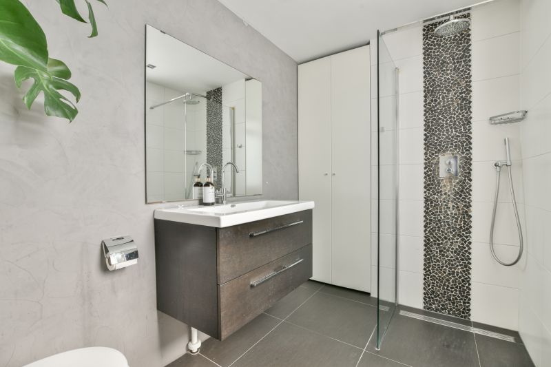 Stylish Vanity and Tile Work
